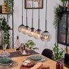 Koyoto Hanglamp, Kogellampje, Hanglamp Natuurlijke kleuren, Zwart, 5-lichts