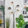 Koyoto Kogellampje, Staande lamp Amber, Duidelijk, Rookkleurig, 5-lichts
