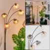 Koyoto Kogellampje, Staande lamp Amber, Duidelijk, Rookkleurig, 5-lichts