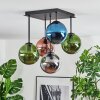 Gastor Plafondlamp, Kogellampje Blauw, Chroom, Groen, Koperkleurig, Rookkleurig, 5-lichts