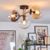 Gastor Plafondlamp, Kogellampje Goud, Zwart, 3-lichts