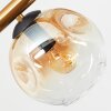 Ripoll Plafondlamp, Kogellampje Goud, Zwart, 8-lichts