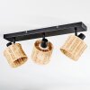 Cavaca Plafondlamp, Plafondspot Zwart, 3-lichts