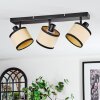 Chellas Plafondlamp, Plafondspot Zwart, 3-lichts
