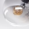Gastor Plafondlamp, Kogellampje 25 cm Duidelijk, Rookkleurig, 3-lichts