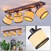 Chellas Plafondlamp, Plafondspot Zwart, 4-lichts