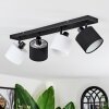 Bassagoda Plafondlamp, Plafondspot Zwart, 4-lichts