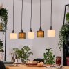 Bassagoda Hanglamp, Hanglamp Natuurlijke kleuren, Zwart, 5-lichts
