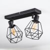 Yaak Plafondlamp, Plafondspot Zwart, 2-lichts