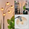 Koyoto Kogellampje, Staande lamp Amber, Duidelijk, 5-lichts