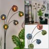 Koyoto Kogellampje, Staande lamp Blauw, Groen, Koperkleurig, 5-lichts