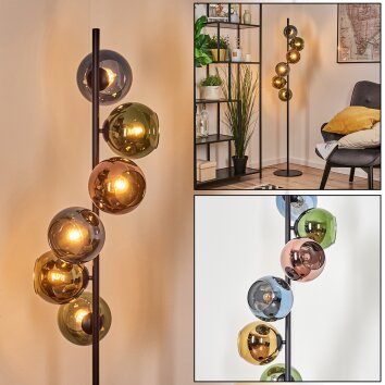 Koyoto Kogellampje, Staande lamp 32 cm Blauw, Goud, Groen, Koperkleurig, 6-lichts