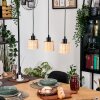 Cavaca Hanglamp, Hanglamp Natuurlijke kleuren, Zwart, 3-lichts
