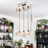 Cavaca Hanglamp, Hanglamp Natuurlijke kleuren, Zwart, 3-lichts