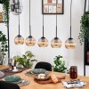 Koyoto Hanglamp, Kogellampje, Hanglamp Natuurlijke kleuren, Zwart, 5-lichts