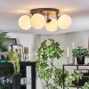 Chehalis Plafondlamp, Kogellampje 30 cm Wit, 4-lichts