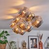 Ripoll Plafondlamp, Kogellampje Goud, Zwart, 10-lichts