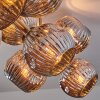 Ripoll Plafondlamp, Kogellampje Goud, Zwart, 10-lichts