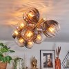 Koyoto Plafondlamp, Kogellampje Goud, Zwart, 10-lichts