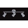 Wofi HOORN Plafondlamp LED Chroom, 3-lichts