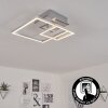 Buren Plafondlamp LED Nikkel mat, 1-licht