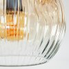 Ripoll Plafondlamp, Kogellampje Messing, Zwart, 5-lichts