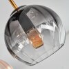 Koyoto Plafondlamp, Kogellampje Goud, Zwart, 5-lichts