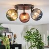 Chehalis Plafondlamp, Kogellampje Blauw, Groen, Koperkleurig, 3-lichts