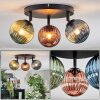 Chehalis Plafondlamp, Kogellampje 44 cm Blauw, Groen, Koperkleurig, 3-lichts