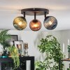 Chehalis Plafondlamp, Kogellampje 44 cm Blauw, Groen, Koperkleurig, 3-lichts