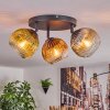 Ripoll Plafondlamp, Kogellampje Goud, Duidelijk, Koperkleurig, Rookkleurig, 3-lichts