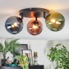 Chehalis Plafondlamp, Kogellampje 48.5 cm Blauw, Groen, Koperkleurig, 3-lichts