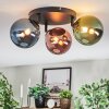 Chehalis Plafondlamp, Kogellampje 48.5 cm Blauw, Groen, Koperkleurig, 3-lichts