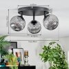 Chehalis Plafondlamp, Kogellampje Rookkleurig, 3-lichts