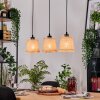 Lindberg Hanglamp, Hanglamp Natuurlijke kleuren, Zwart, 3-lichts