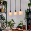 Bassagoda Hanglamp, Hanglamp Natuurlijke kleuren, Zwart, 3-lichts