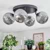 Chehalis Plafondlamp, Kogellampje Rookkleurig, 4-lichts