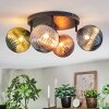 Chehalis Plafondlamp, Kogellampje Blauw, Groen, Koperkleurig, Rookkleurig, 4-lichts