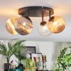 Chehalis Plafondlamp, Kogellampje Amber, Duidelijk, Rookkleurig, 4-lichts