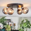 Chehalis Plafondlamp, Kogellampje Rookkleurig, 4-lichts