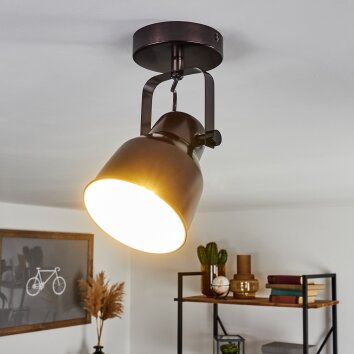 Presa Plafondlamp Zwart, 1-licht