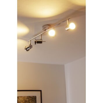 Wofi HOORN Plafondlamp LED Chroom, 4-lichts