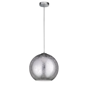 Wofi FARA Hanglamp Zilver, 1-licht