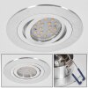 Monthois Inbouw verlichting LED Chroom, Nikkel mat, 1-licht