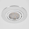 Monthois Inbouw verlichting LED Chroom, Nikkel mat, 1-licht