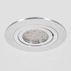 Monthois Inbouw verlichting LED Chroom, Nikkel mat, 1-licht