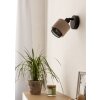 Eglo verlichting ROSLEY Plafondspot, Wandlamp, Muurspot Zwart, 1-licht
