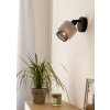 Eglo verlichting ROSLEY Plafondspot, Wandlamp, Muurspot Zwart, 1-licht