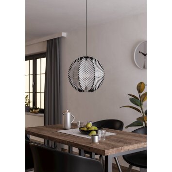 Eglo verlichting WAVERTON Hanglamp Zwart, 1-licht