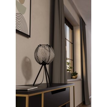 Eglo verlichting WAVERTON Tafellamp Zwart, 1-licht